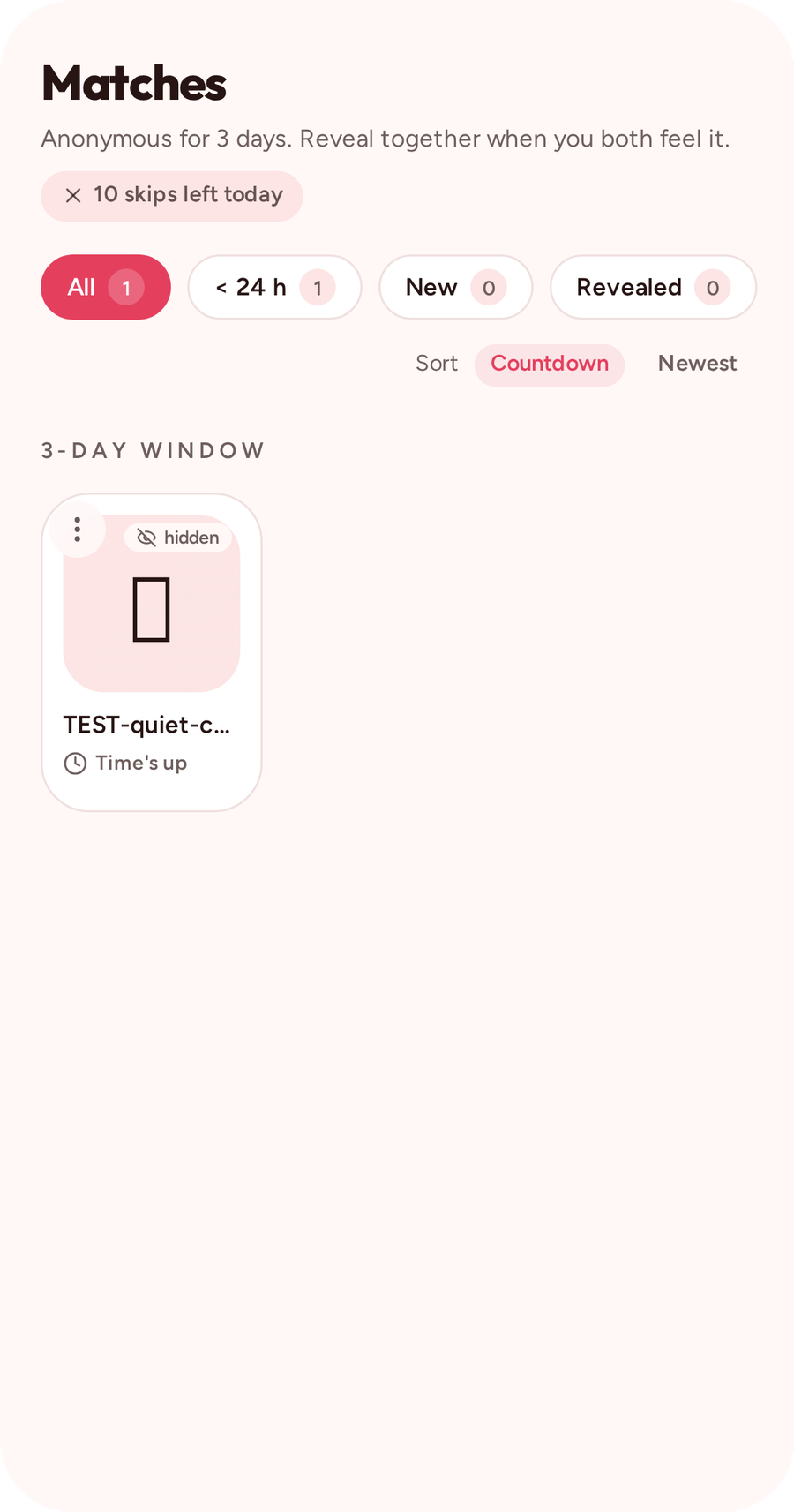 Matching interface